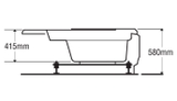 Bồn tắm góc Euroca EU3-1400