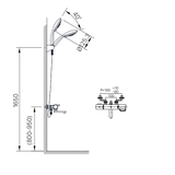Vòi sen tắm nóng lạnh INAX BFV-7145T-3C tự động (BFV7145T3C)