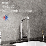 Vòi lavabo chậu rửa mặt Caesar B900CU nóng lạnh dây rút kèm nút xả nhấn