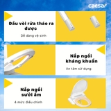 Bồn cầu 1 khối Caesar CD1374 nắp rửa điện tử TAF400H