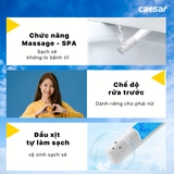 Bồn cầu 1 khối Caesar CD1374 nắp rửa điện tử TAF400H
