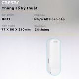Hộp xà phòng nước đơn gắn tường Caesar Q811