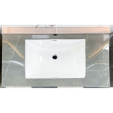 Bộ Lavabo tủ đá bóng Caro CA-023 bóng gương led 8 tấc tràn viền