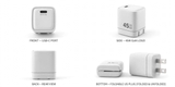 CỦ SẠC NHANH WiWU CUBE 45W GaN Wi-G043