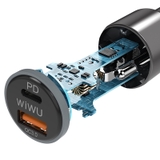 Đầu sạc điện thoại trên ô tô WiWU PC100