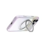 ỐP LƯNG WiWU DIAMONDSHIELD ULTRA GLITTERY DS-203 TRONG SUỐT ÁNH CẦU VỒNG - CÓ CHÂN KỆ MAGSAFE