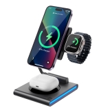 Dock sạc không dây Wiwu Geek 3 in 1 Wireless Charger Wi-W023 15W