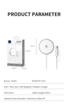 SẠC KHÔNG DÂY NAM CHÂM WiWU TITANLINK 25W – Wi-C103.