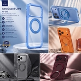 ỐP LƯNG WiWU AEROGUARD ULTRA AG-203 CHỐNG SỐC MAGSAFE GIÁ ĐỠ XOAY 360°
