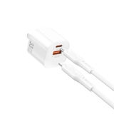 Bộ Sạc Nhanh WiWU 33W Cube GaN Combo A+C kèm cáp CL – Wi-G018 CL