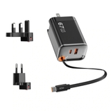 BỘ SẠC NHANH WiWU HELIX PRO 67W GaN – Wi-G027 CN