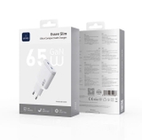 Bộ sạc GaN siêu nhỏ gọn WiWU 65W Essen Slim Wi-G035