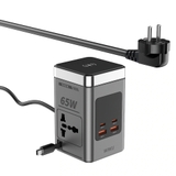 BỘ SẠC KHÔNG DÂY 8 TRONG 1 WIWU 65W GaN – WI-W040