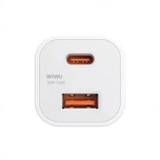 Củ Sạc Nhanh WiWU Cube 33W Wi -G017 GaN / 2 Cổng PD & QC 3.0
