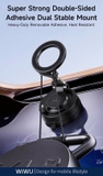 GIÁ ĐỠ ĐIỆN THOẠI CAO CẤP CHO Ô TÔ WIWU GENTLEMAN CAR MOUNT CH062