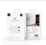 Củ sạc Wiwu SiC PD + QC Fast Charger 3 in 1 30W Wi-U021