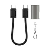 Cáp sạc nhanh hợp kim kẽm 60W ngắn gọn Wi-C040 C-C