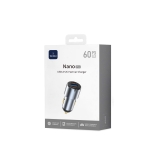Sạc nhanh WiWU Ô TÔ Nano Pro 60W  Wi-CC032