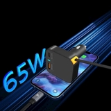 WiWU Helix 65W WI-CC033 – Sạc xe hơi kèm dây cáp
