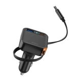 WiWU Helix 65W WI-CC033 – Sạc xe hơi kèm dây cáp