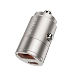 Bộ sạc ô tô nhanh Nano Series 30W Wi-QC028 USC-A+USB-C