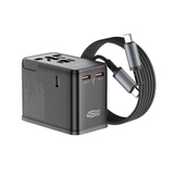 WiWU Wi-UA014 – BỘ CHUYỂN ĐỔI NGUỒN ĐA NĂNG 45W (kèm cáp)