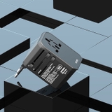Sạc Adapter WiWU UA304 4in1 Universal Travel 45W