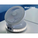 Quạt để bàn Wiwu Carter Circulating Fan FS05 có đèn báo pin - Hàng chính hãng