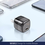 Củ sạc nhanh WIWU TP08 mini Fast Charger PD 20W USB-C