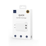 Củ sạc Wiwu Quick #Wi-U003 Dual USB-A Fast Charger 20W