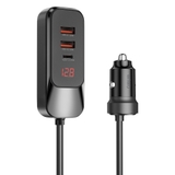 Bộ sạc xe hơi chia nhiều cổng 120W PD+PC WIWU #Wi-QC015