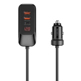 Bộ sạc xe hơi chia nhiều cổng 120W PD+PC WIWU #Wi-QC015