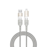 Cáp sạc Wiwu Raptor USB-A+USB-C to USB-C+iP Wi-C051 100W