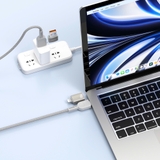 Cáp sạc Wiwu Raptor USB-A+USB-C to USB-C+iP Wi-C051 100W