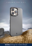 Ốp lưng WIWU Aramid Air Blk  DCC-206 IPHONE 16pro/16promax