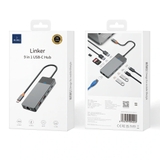 HUB WiWU 9in1 USB-C Linker 923RPT cho Macbook