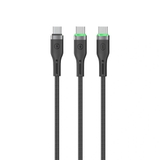 Cáp WiWU Wi-C071 USB-C sang USB-C kép 100W 20V 5A Sạc nhanh