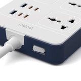 Ổ điện WiWU Wi-S006 PS524 20W GaN 11 trong 1 Dải nguồn đa chức năng