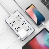 Ổ điện WiWU Wi-S006 PS524 20W GaN 11 trong 1 Dải nguồn đa chức năng