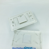 Bộ 4công tắc điều khiển 1 bóng đèn Simon 51A 2H26-2H22-4H118H
