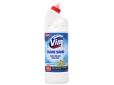 Gel tẩy bồn cầu và nhà tắm VIM trắng sáng mùi dịu nhẹ hương chanh sả chai 870ml