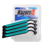 Dao cạo râu Rarozs vỉ 4 cây