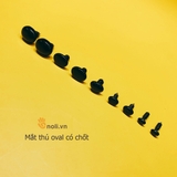 Oval eyes with safety latch (10 pairs including latch)