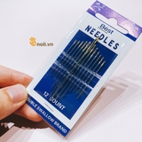 Sewing needles blister with only 12 convenient needles