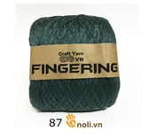 Shiny Fingering cotton yarn