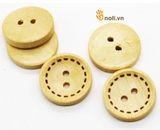 Vintage decorative wooden buttons