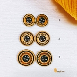 Decorative Brown Button Package