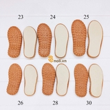 Anti-slip soles with baby insoles