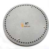 Pre-perforated PU leather round bag base 19x19cm