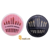 Convenient 30-piece round sewing needle box